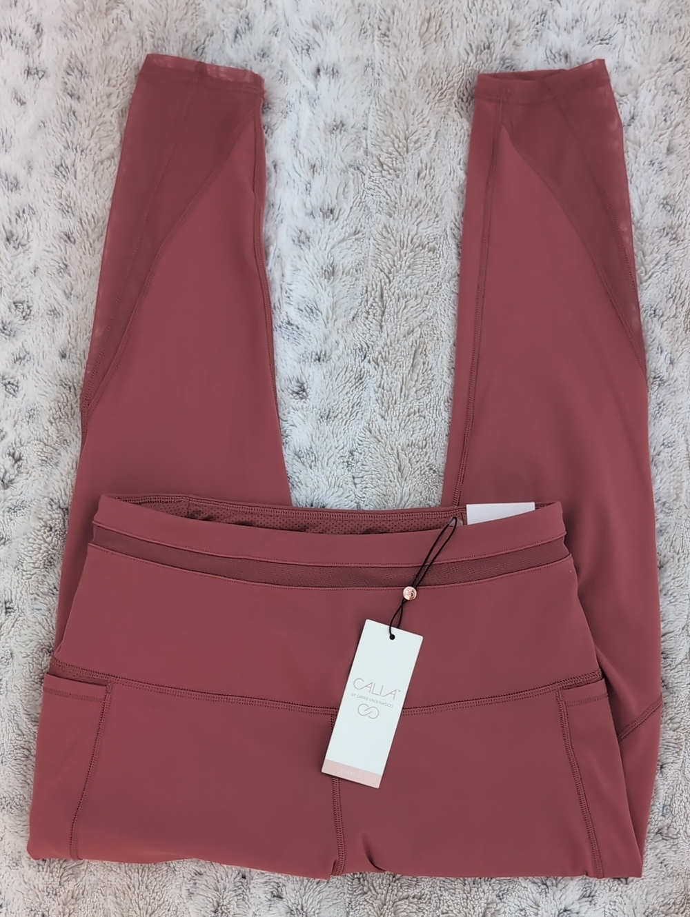Calia Energize High Rise Terra Cotta 7/8 Leggings